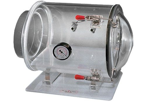 Вакуумная камера (объем 9 литров) для дегазации литьевых пластиков и смол