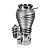 Промышленный диффузионный паромасляный вакуумный насос Edwards Diffstak 160/700F 230-250V