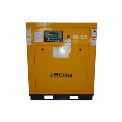 Промышленный винтовой компрессор BERG ВК-15Р/7 бар с ременным приводом